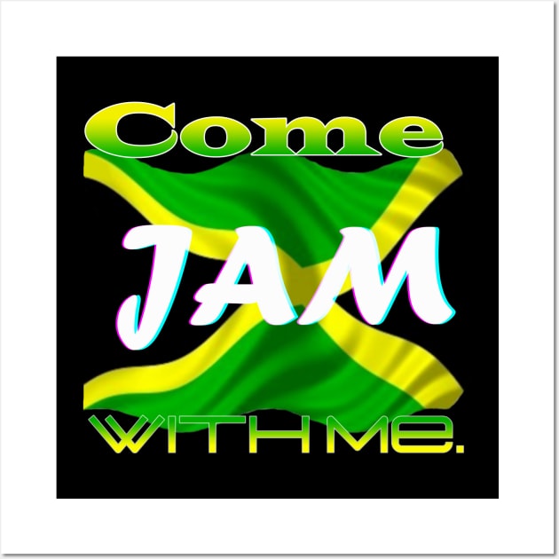 Come Jam With Me Wall Art by Proway Design
